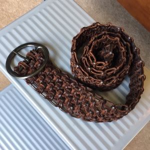 Genuine Leather Adjustable Statement Belt